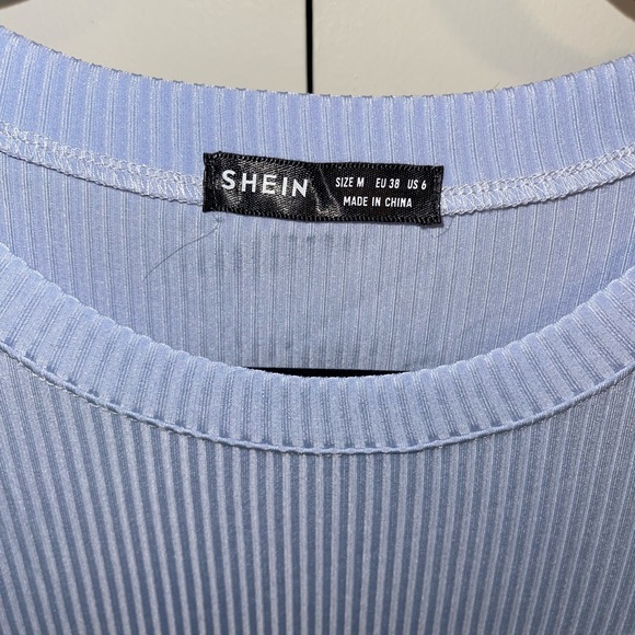 Light Blue Scrunch Dress - Picture 2 of 2